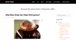 Desktop Screenshot of coffeepooch.com